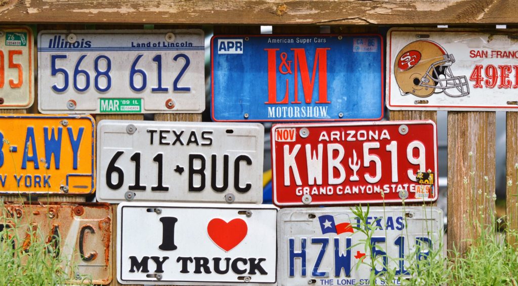 Removal of License Plates from Vehicle