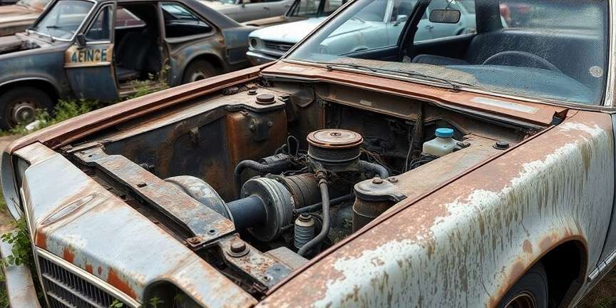 Selling a Junk Car Without an Engine