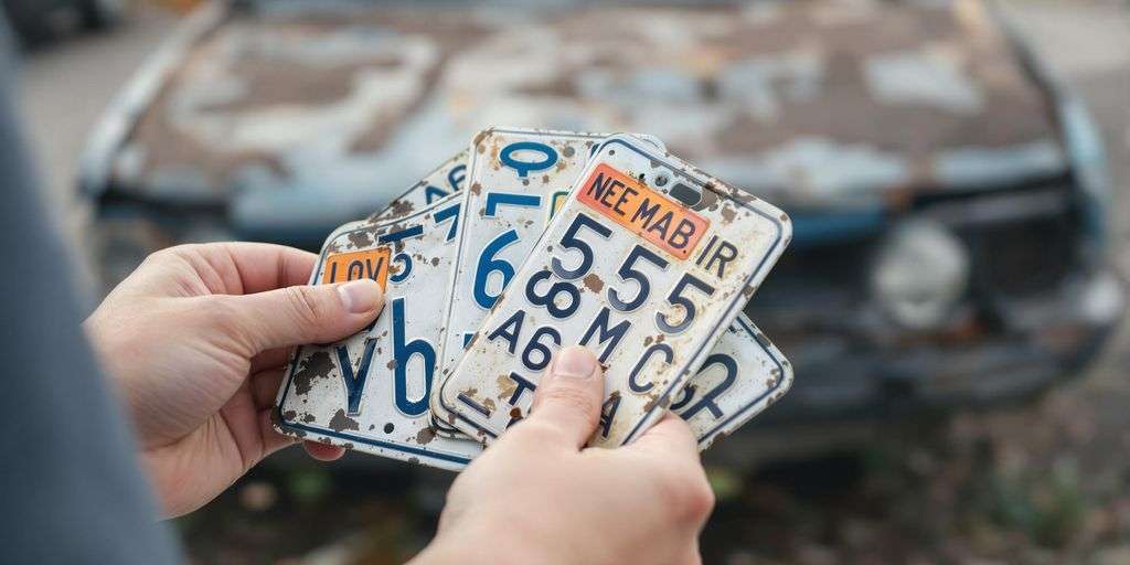 License Plates After Junking a Car